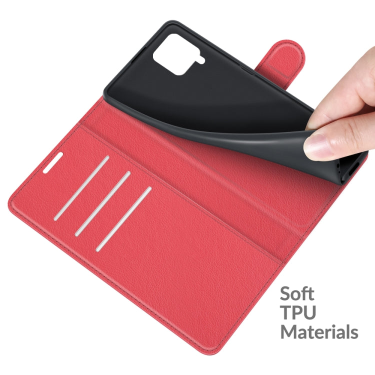 For Samsung Galaxy F62 / M62 Litchi Texture Horizontal Flip Protective Case with Holder & Card Slots & Wallet