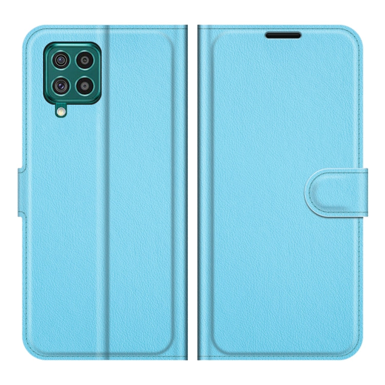 For Samsung Galaxy F62 / M62 Litchi Texture Horizontal Flip Protective Case with Holder & Card Slots & Wallet