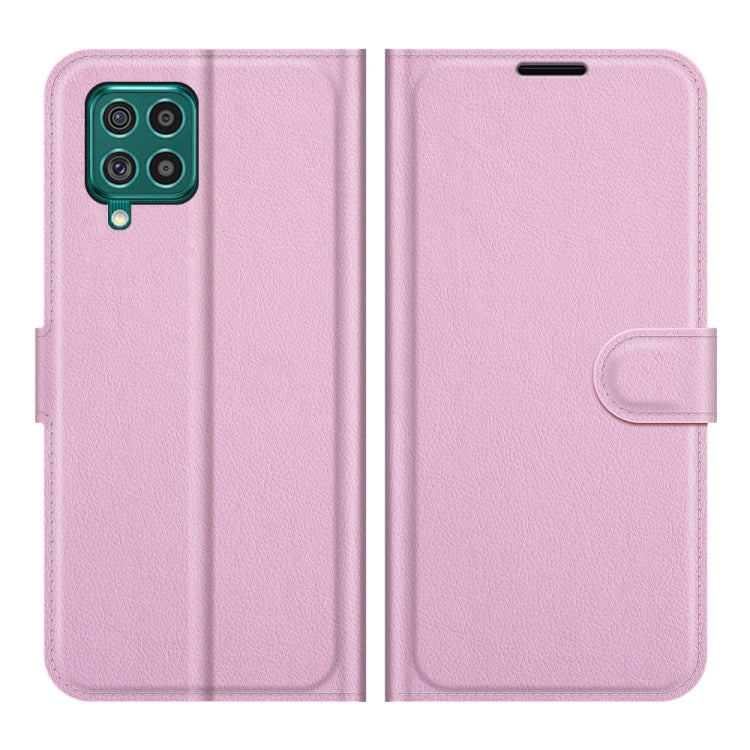 For Samsung Galaxy F62 / M62 Litchi Texture Horizontal Flip Protective Case with Holder & Card Slots & Wallet