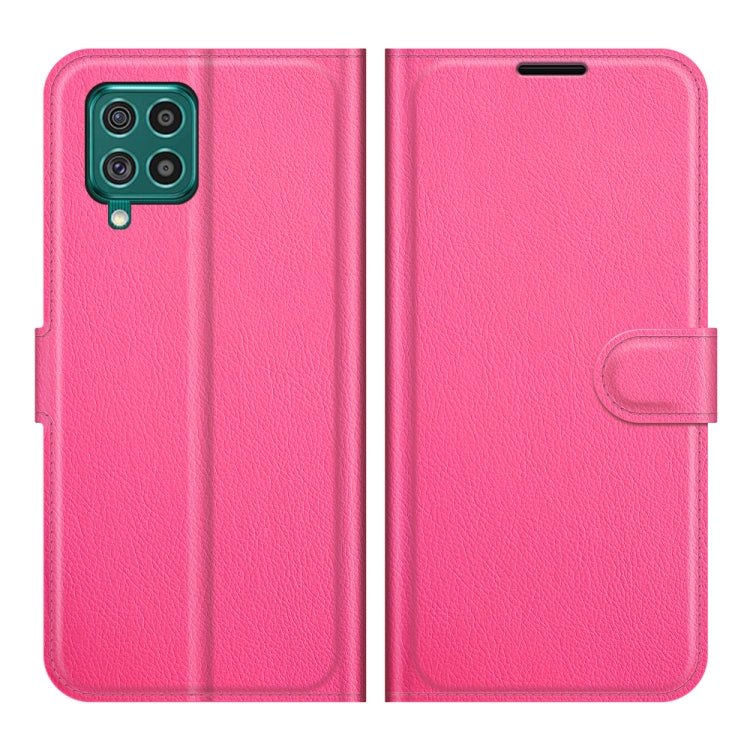 For Samsung Galaxy F62 / M62 Litchi Texture Horizontal Flip Protective Case with Holder & Card Slots & Wallet