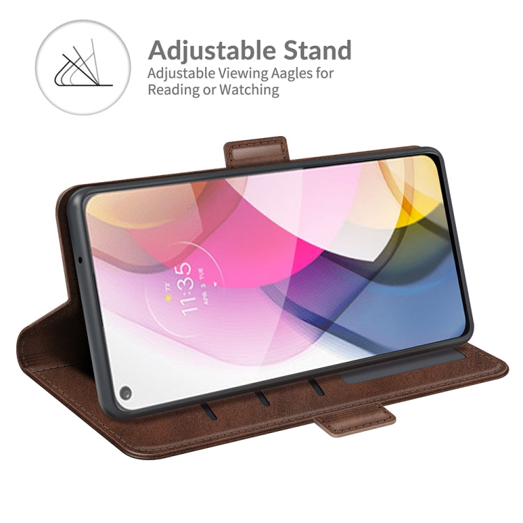 For Motorola Moto G Stylus 2021 Dual-side Magnetic Buckle Horizontal Flip Leather Case with Holder & Card Slots & Wallet