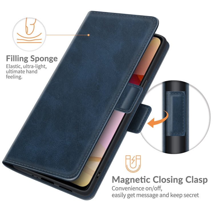 For Motorola Moto G Stylus 2021 Dual-side Magnetic Buckle Horizontal Flip Leather Case with Holder & Card Slots & Wallet