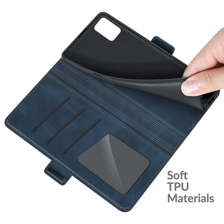 For Motorola Moto G Stylus 2021 Dual-side Magnetic Buckle Horizontal Flip Leather Case with Holder & Card Slots & Wallet