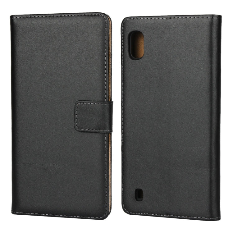 Horizontal Flip Leather Case for Galaxy A10, with Magnetic Buckle & Holder & Card Slots & Wallet(Black)