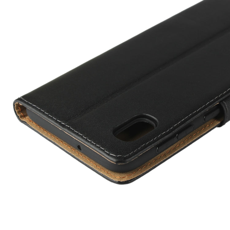 Horizontal Flip Leather Case for Galaxy A10, with Magnetic Buckle & Holder & Card Slots & Wallet(Black)