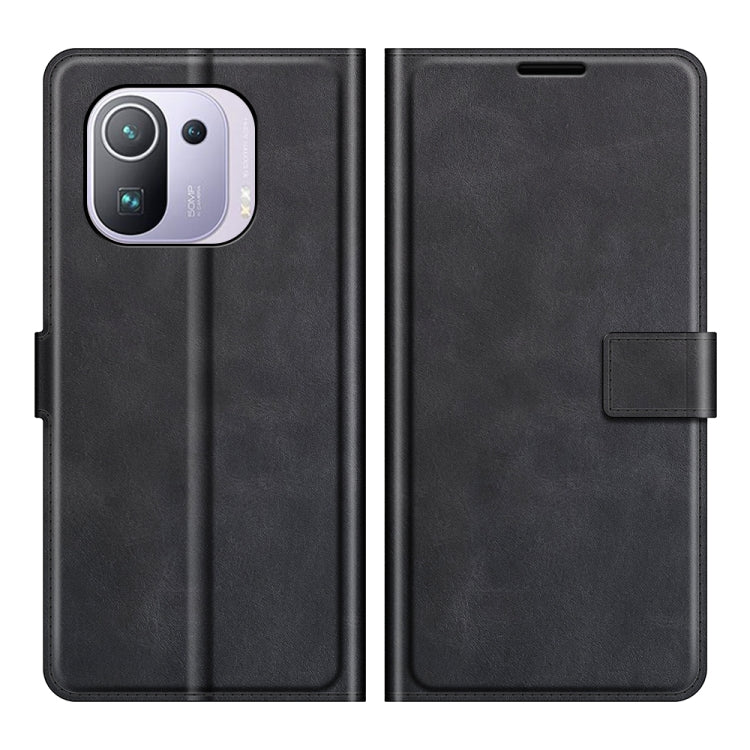 For Xiaomi Mi 11 Pro 4G / 5G Retro Calf Pattern Buckle Horizontal Flip Leather Case with Holder & Card Slots & Wallet