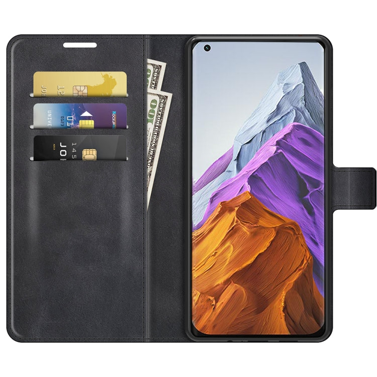 For Xiaomi Mi 11 Pro 4G / 5G Retro Calf Pattern Buckle Horizontal Flip Leather Case with Holder & Card Slots & Wallet