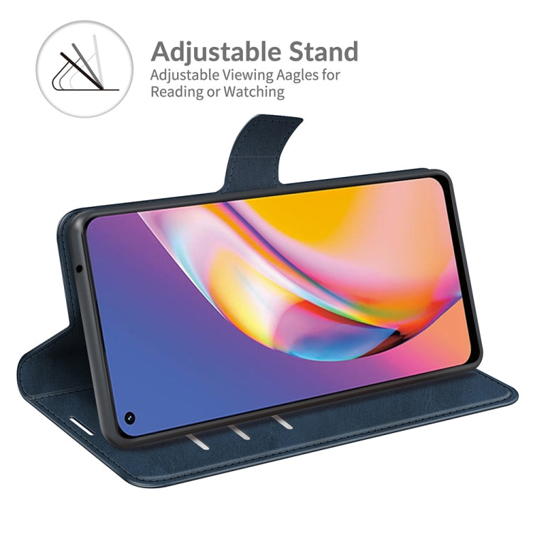 For OPPO A94 4G / F19 Pro Retro Calf Pattern Buckle Horizontal Flip Leather Case with Holder & Card Slots & Wallet