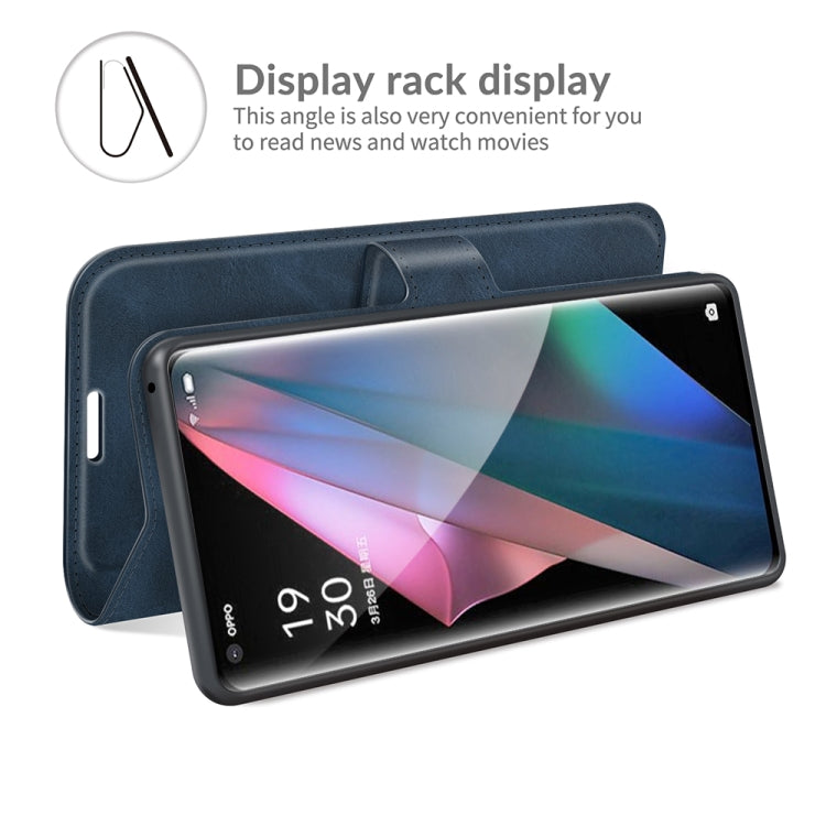 For OPPO Find X3 Pro / Find X3 Retro Calf Pattern Buckle Horizontal Flip Leather Case with Holder & Card Slots & Wallet