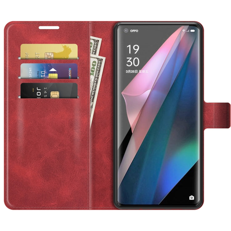 For OPPO Find X3 Pro / Find X3 Retro Calf Pattern Buckle Horizontal Flip Leather Case with Holder & Card Slots & Wallet