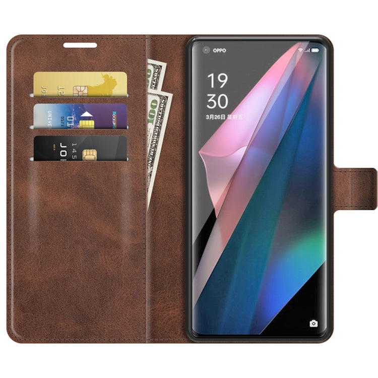 For OPPO Find X3 Pro / Find X3 Retro Calf Pattern Buckle Horizontal Flip Leather Case with Holder & Card Slots & Wallet