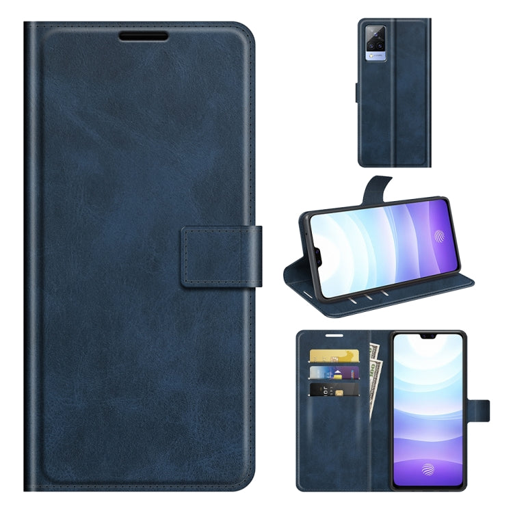 For vivo S9 Retro Calf Pattern Buckle Horizontal Flip Leather Case with Holder & Card Slots & Wallet