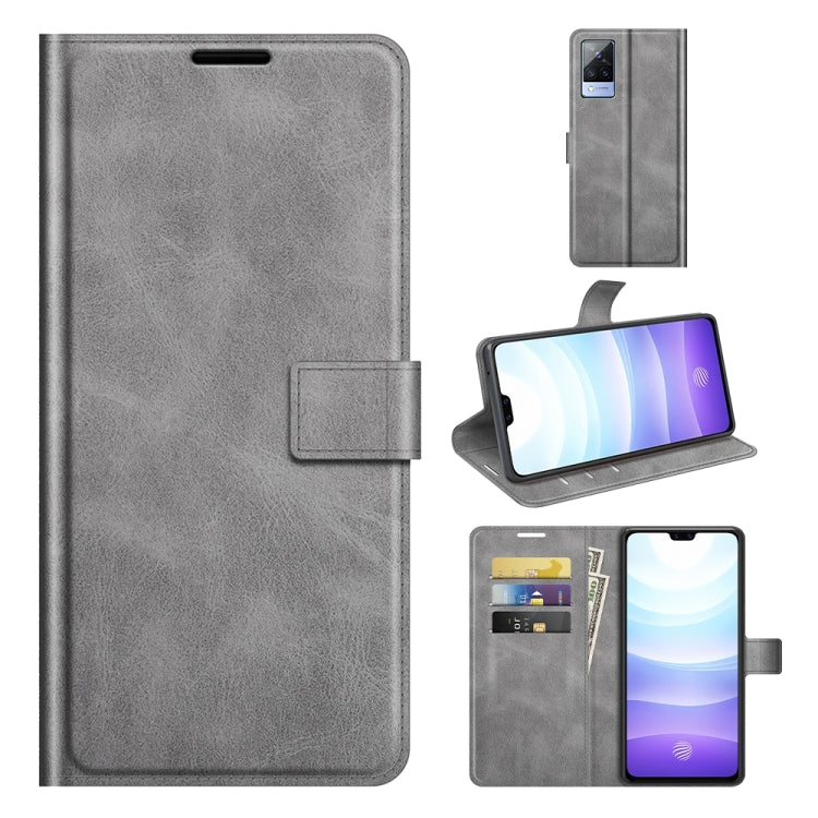 For vivo S9 Retro Calf Pattern Buckle Horizontal Flip Leather Case with Holder & Card Slots & Wallet