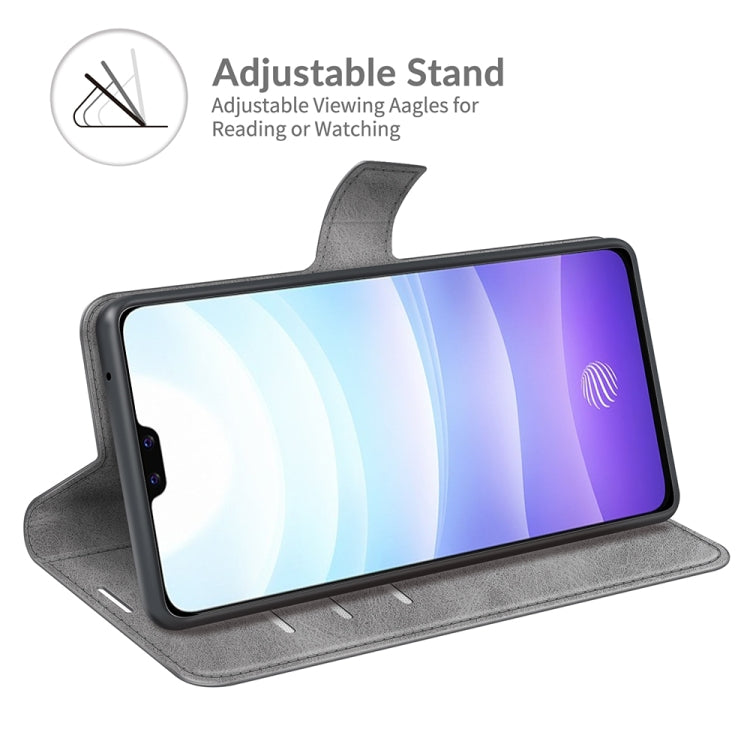 For vivo S9 Retro Calf Pattern Buckle Horizontal Flip Leather Case with Holder & Card Slots & Wallet