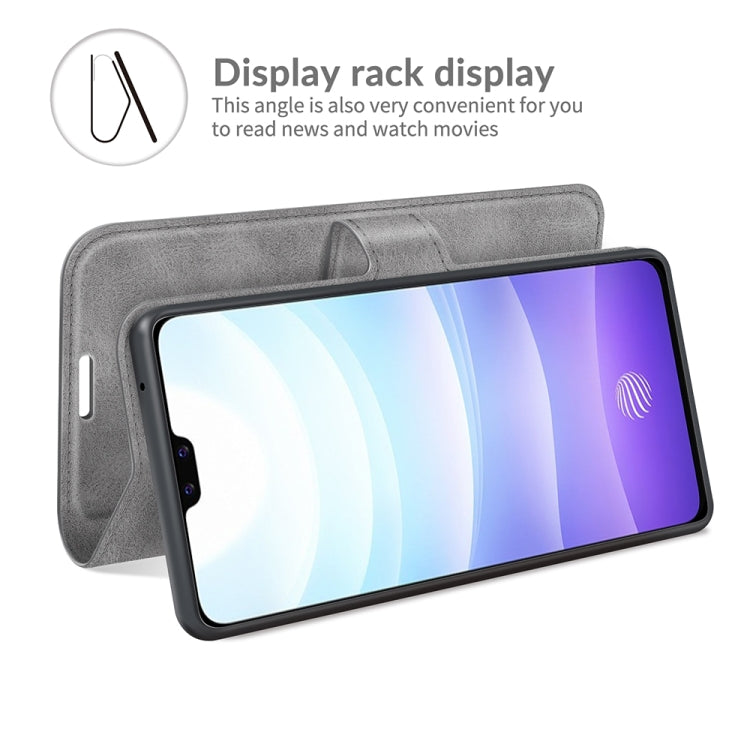 For vivo S9 Retro Calf Pattern Buckle Horizontal Flip Leather Case with Holder & Card Slots & Wallet