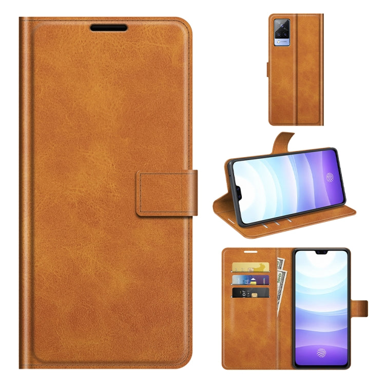 For vivo S9 Retro Calf Pattern Buckle Horizontal Flip Leather Case with Holder & Card Slots & Wallet