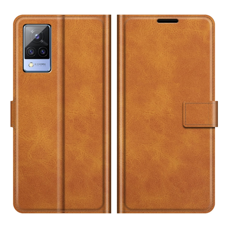 For vivo S9 Retro Calf Pattern Buckle Horizontal Flip Leather Case with Holder & Card Slots & Wallet