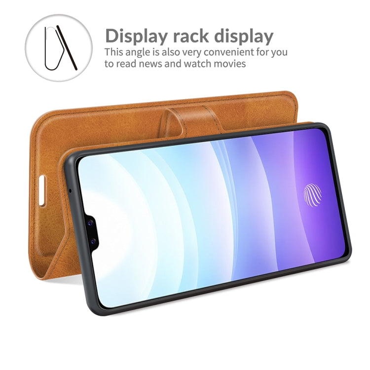 For vivo S9 Retro Calf Pattern Buckle Horizontal Flip Leather Case with Holder & Card Slots & Wallet