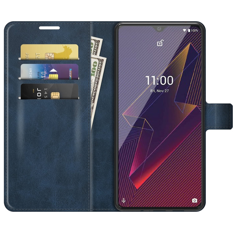 For Wiko Power U20 Retro Calf Pattern Buckle Horizontal Flip Leather Case with Holder & Card Slots & Wallet