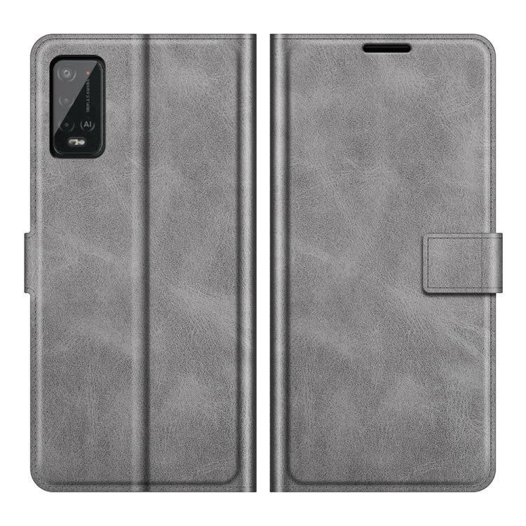 For Wiko Power U20 Retro Calf Pattern Buckle Horizontal Flip Leather Case with Holder & Card Slots & Wallet