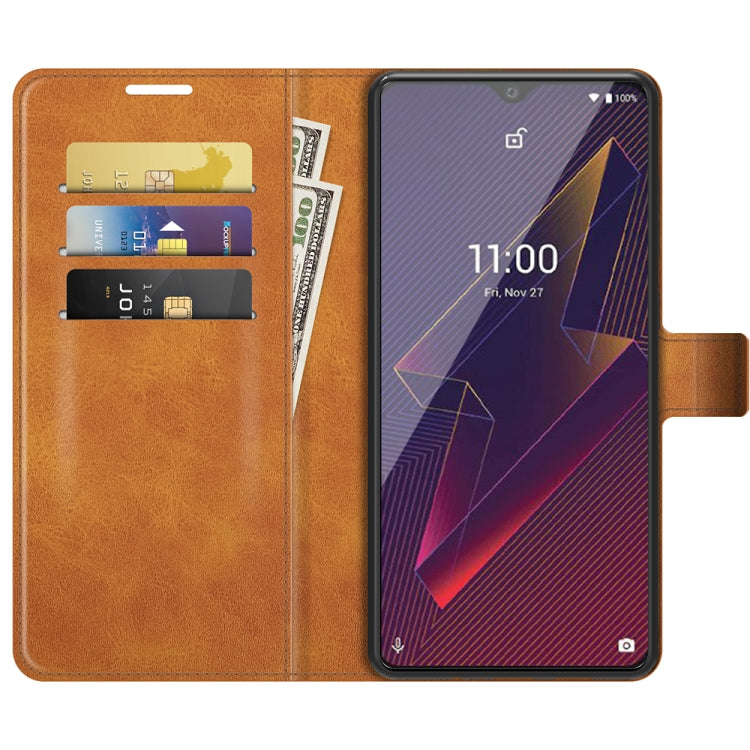 For Wiko Power U20 Retro Calf Pattern Buckle Horizontal Flip Leather Case with Holder & Card Slots & Wallet