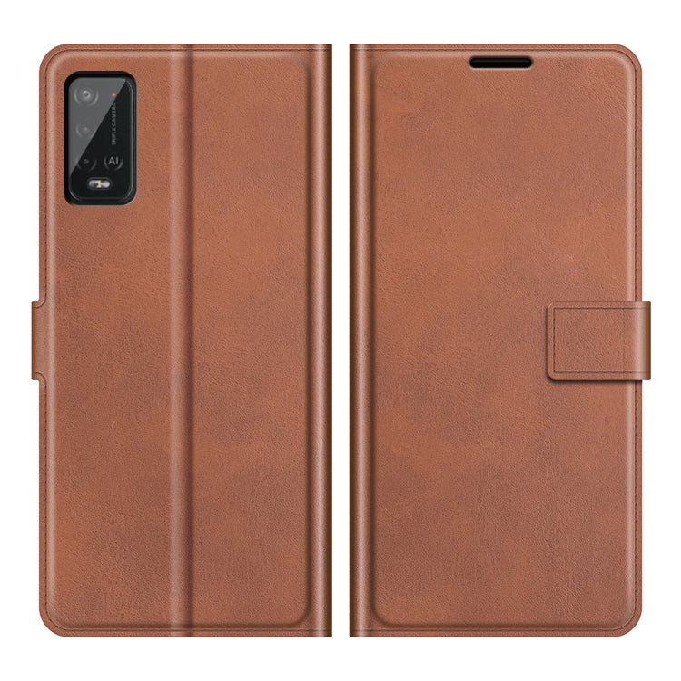 For Wiko Power U20 Retro Calf Pattern Buckle Horizontal Flip Leather Case with Holder & Card Slots & Wallet