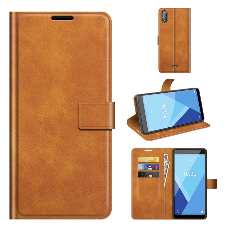 For Wiko Y51 / Sunny 5 lite Retro Calf Pattern Buckle Horizontal Flip Leather Case with Holder & Card Slots & Wallet