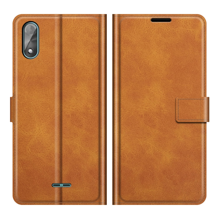 For Wiko Y51 / Sunny 5 lite Retro Calf Pattern Buckle Horizontal Flip Leather Case with Holder & Card Slots & Wallet
