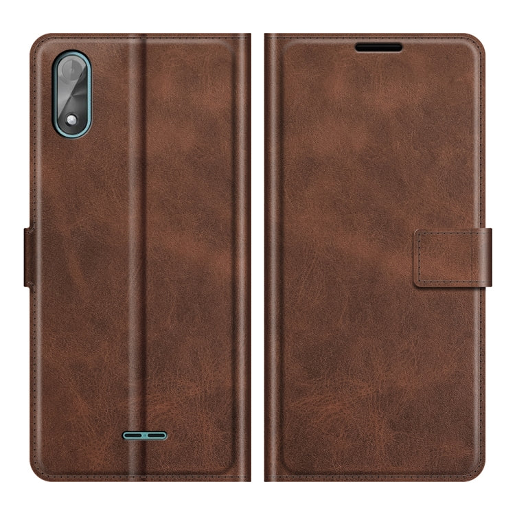 For Wiko Y51 / Sunny 5 lite Retro Calf Pattern Buckle Horizontal Flip Leather Case with Holder & Card Slots & Wallet