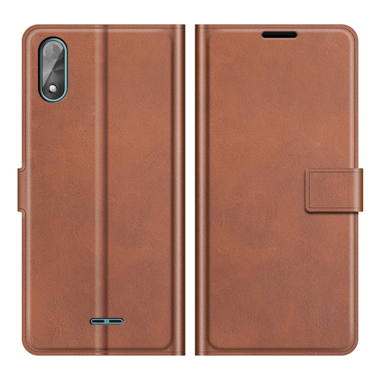 For Wiko Y51 / Sunny 5 lite Retro Calf Pattern Buckle Horizontal Flip Leather Case with Holder & Card Slots & Wallet
