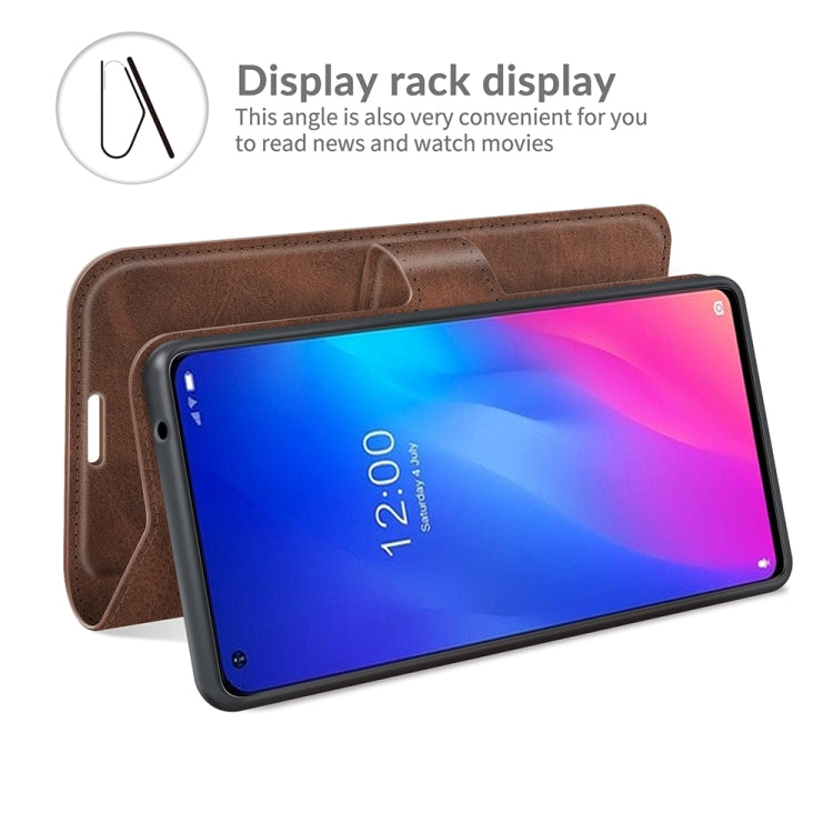 For DOOGEE N30 Retro Calf Pattern Buckle Horizontal Flip Leather Case with Holder & Card Slots & Wallet