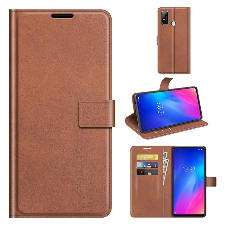 For DOOGEE N30 Retro Calf Pattern Buckle Horizontal Flip Leather Case with Holder & Card Slots & Wallet