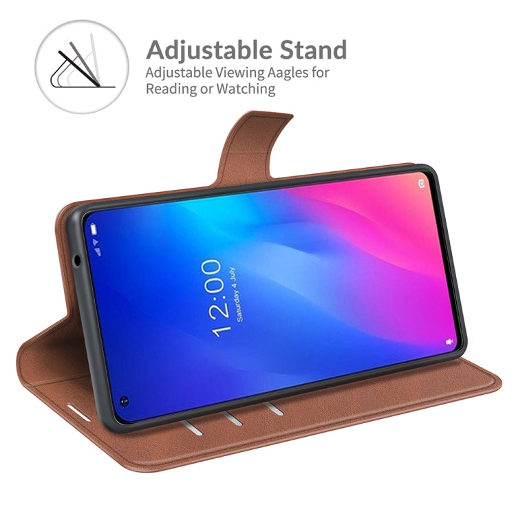 For DOOGEE N30 Retro Calf Pattern Buckle Horizontal Flip Leather Case with Holder & Card Slots & Wallet