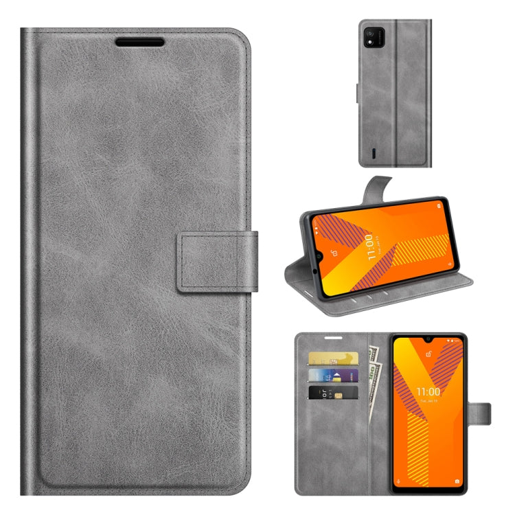 For Wiko Y62 Retro Calf Pattern Buckle Horizontal Flip Leather Case with Holder & Card Slots & Wallet