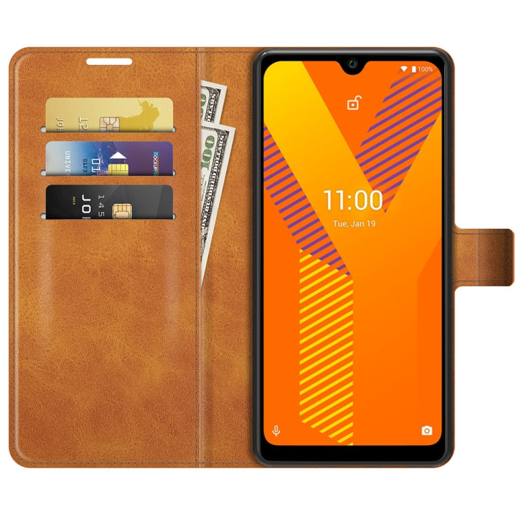 For Wiko Y62 Retro Calf Pattern Buckle Horizontal Flip Leather Case with Holder & Card Slots & Wallet