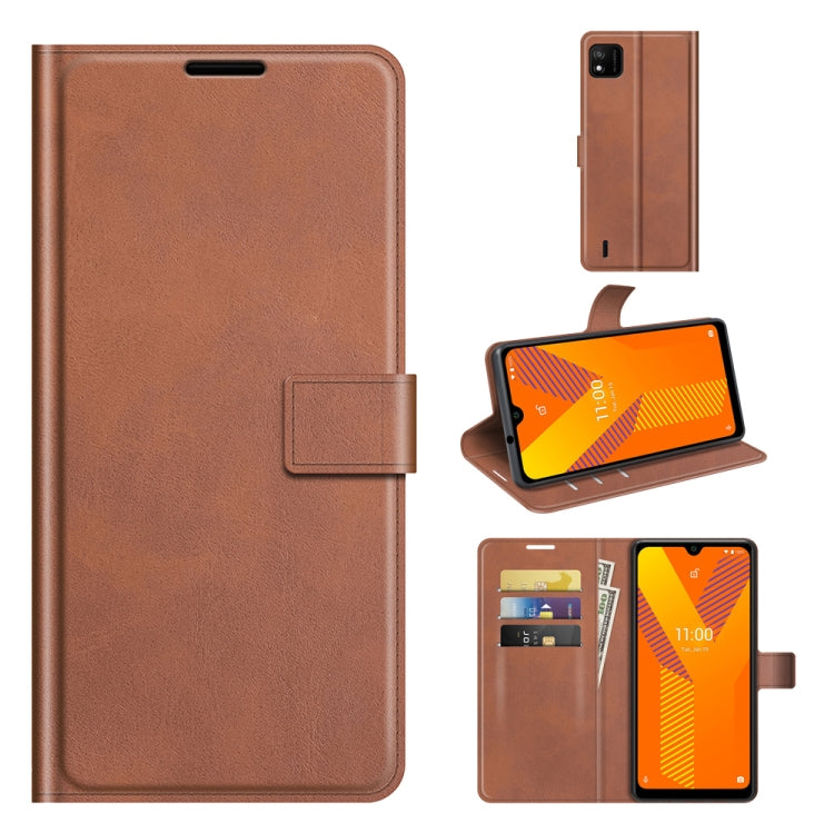For Wiko Y62 Retro Calf Pattern Buckle Horizontal Flip Leather Case with Holder & Card Slots & Wallet
