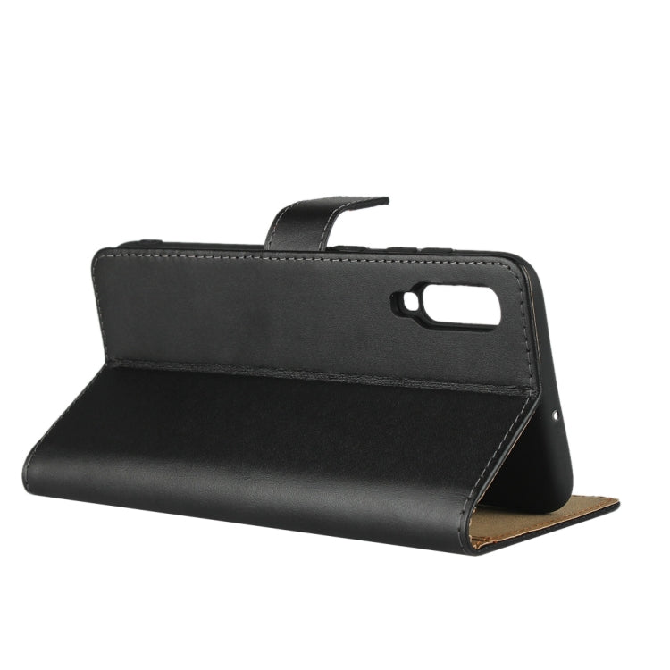 Horizontal Flip Leather Case for Galaxy A70, with Magnetic Buckle & Holder & Card Slots & Wallet(Black)