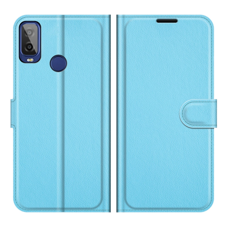 For Alcatel 1L 2021 Litchi Texture Horizontal Flip Protective Case with Holder & Card Slots & Wallet