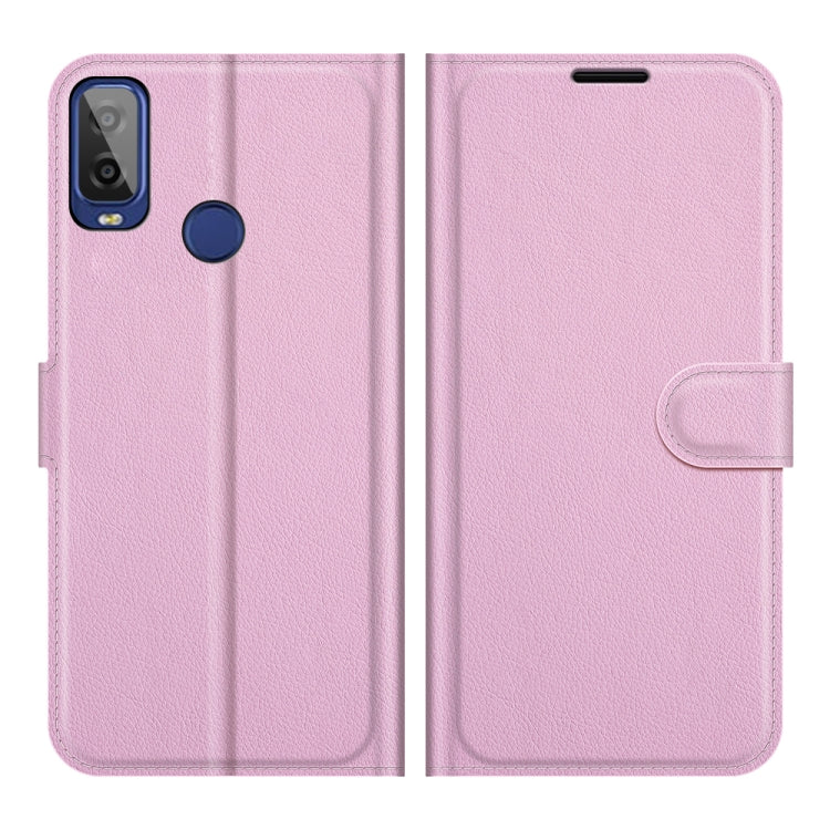 For Alcatel 1L 2021 Litchi Texture Horizontal Flip Protective Case with Holder & Card Slots & Wallet