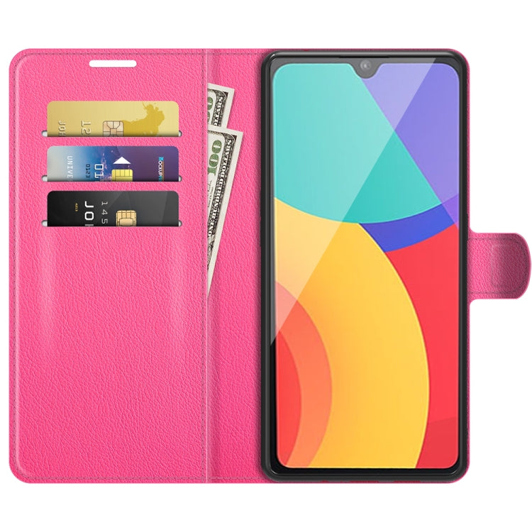 For Alcatel 1L 2021 Litchi Texture Horizontal Flip Protective Case with Holder & Card Slots & Wallet