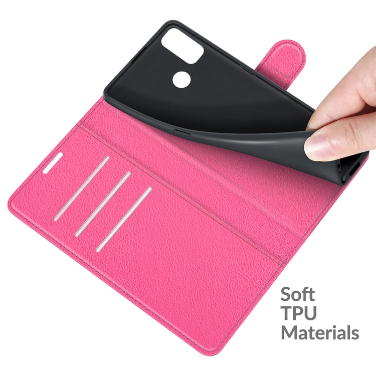 For Alcatel 1L 2021 Litchi Texture Horizontal Flip Protective Case with Holder & Card Slots & Wallet