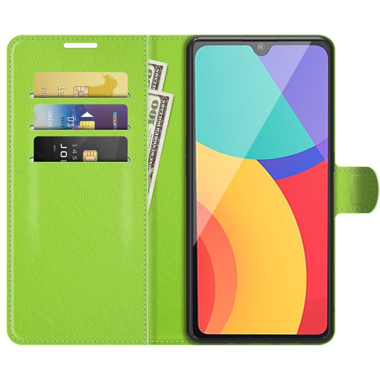 For Alcatel 1L 2021 Litchi Texture Horizontal Flip Protective Case with Holder & Card Slots & Wallet