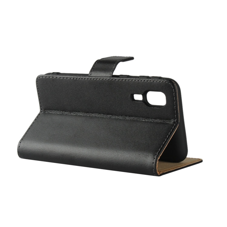 Horizontal Flip Leather Case for Galaxy A2 Core, with Magnetic Buckle & Holder & Card Slots & Wallet(Black)