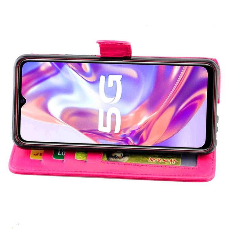 For vivo Y31S/Y52S/IQOO U3 5G Crazy Horse Texture Leather Horizontal Flip Protective Case with Holder & Card Slots & Wallet & Photo Frame