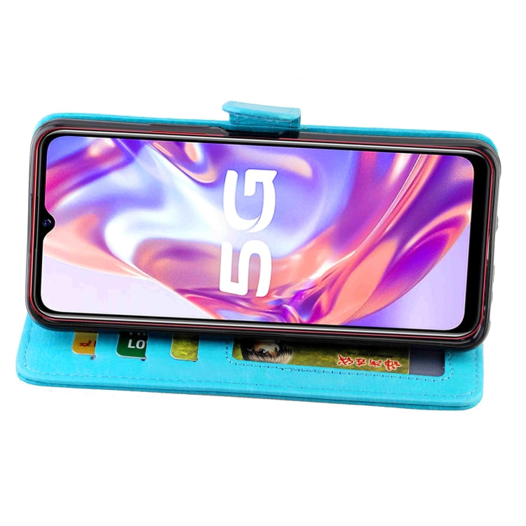 For vivo Y31S/Y52S/IQOO U3 5G Crazy Horse Texture Leather Horizontal Flip Protective Case with Holder & Card Slots & Wallet & Photo Frame