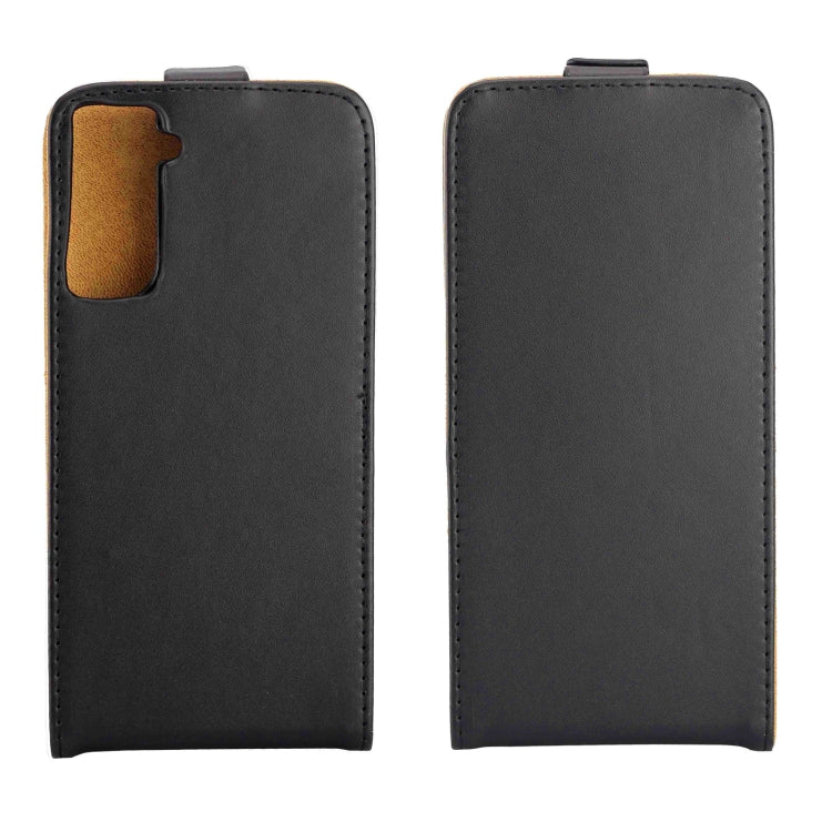 For Samsung Galaxy S21+ 5G/S21 Plus 5G Business Style Vertical Flip TPU Leather Case with Card Slot(Black)