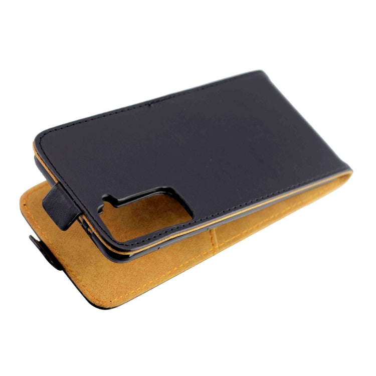 For Samsung Galaxy S21+ 5G/S21 Plus 5G Business Style Vertical Flip TPU Leather Case with Card Slot(Black)