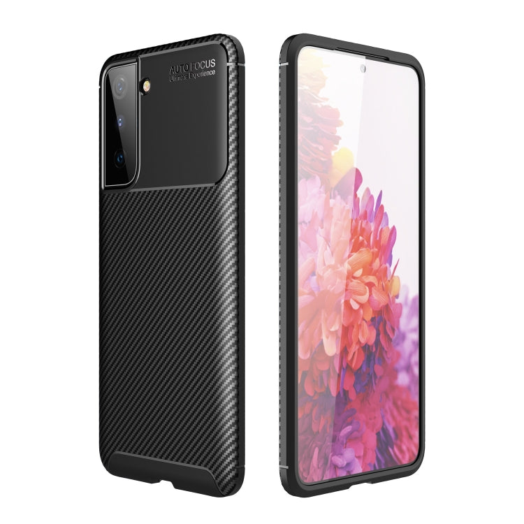 For Samsung Galaxy S21 FE Carbon Fiber Texture Shockproof TPU Case
