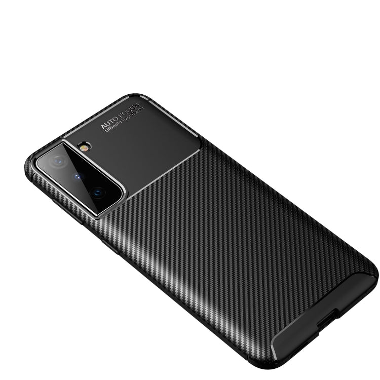 For Samsung Galaxy S21 FE Carbon Fiber Texture Shockproof TPU Case