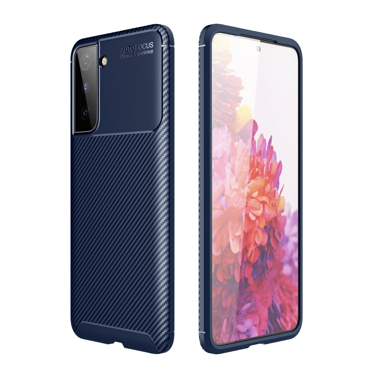 For Samsung Galaxy S21 FE Carbon Fiber Texture Shockproof TPU Case